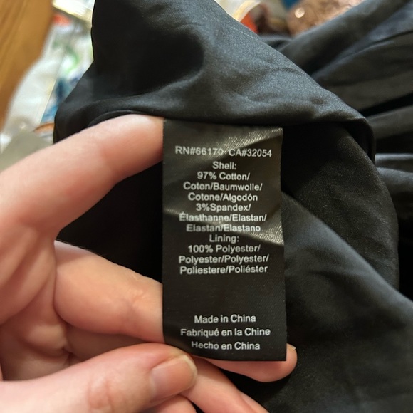 Hutch Bow Tie Strapless Maxi Dress Black Ruffle Hem Size 10 - Picture 11 of 11